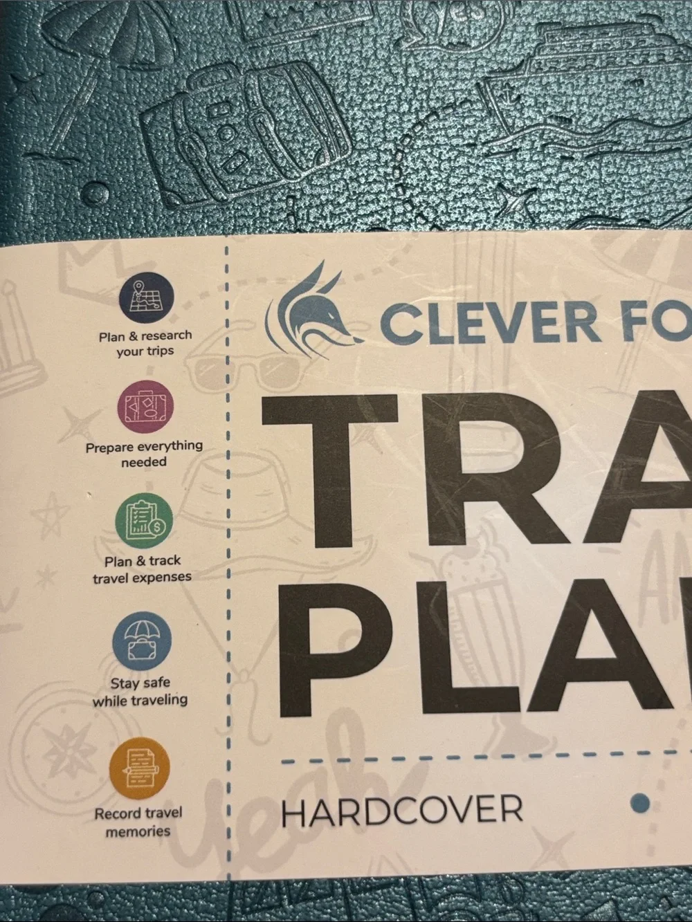 Teal Travel Planner Hardcover